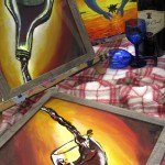 ArtSLAM Studio, located at the Kitsap Mall in Silverdale, is offering two different opportunities to paint your own Valentine-themed work of art. No experience needed.