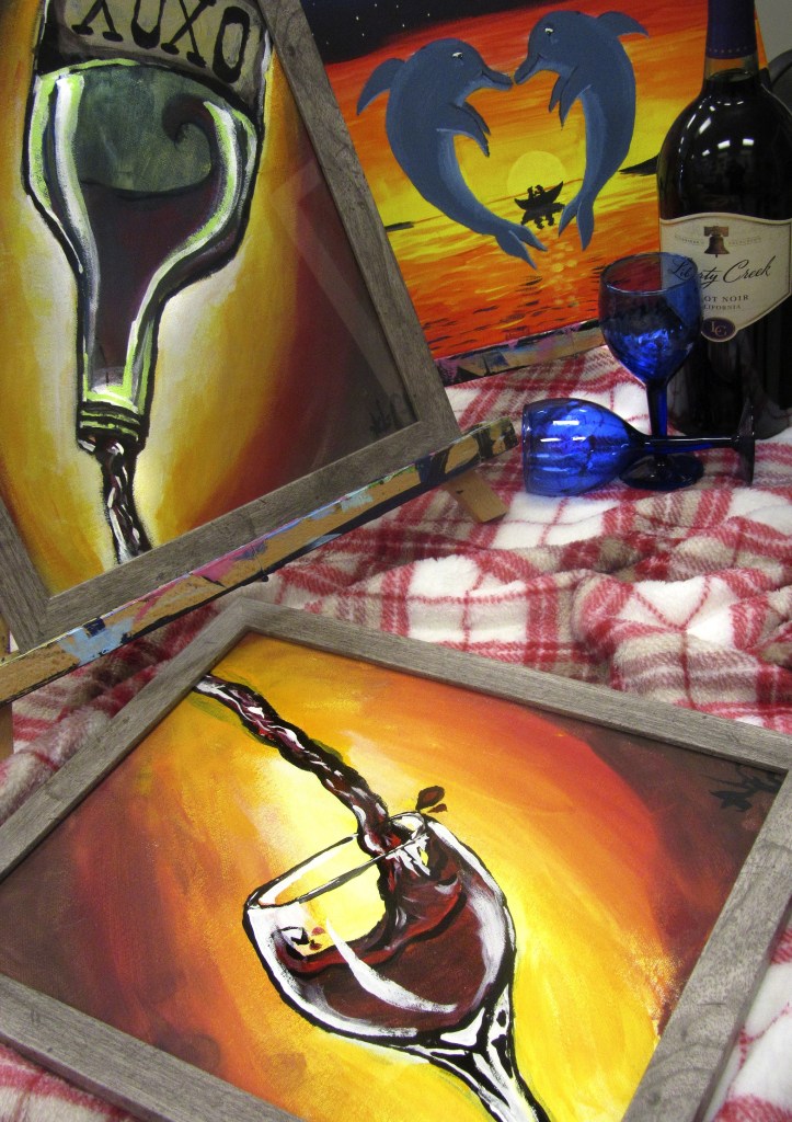 ArtSLAM Studio, located at the Kitsap Mall in Silverdale, is offering two different opportunities to paint your own Valentine-themed work of art. No experience needed.