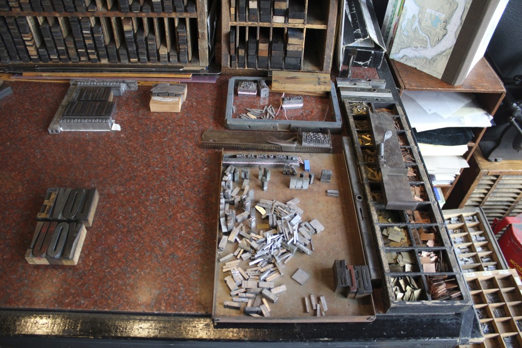 Being truly retro, Bremerton Letterpress Co. uses presses and handset type from the 1950s so every creation is unique.