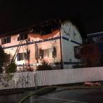 North Kitsap Fire & Rescue firefighters were able to limit most damage at Blue Water Inn early Feb. 9. (Michele Laboda / NKF&R)