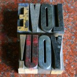 Bremerton Letterpress Company sets its sentiments with old-fashioned type.