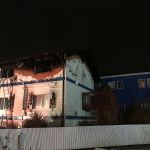 Fire damaged a top-floor room of the Blue Water Inn, Feb. 9. (Michele Laboda/North Kitsap Fire & Rescue)