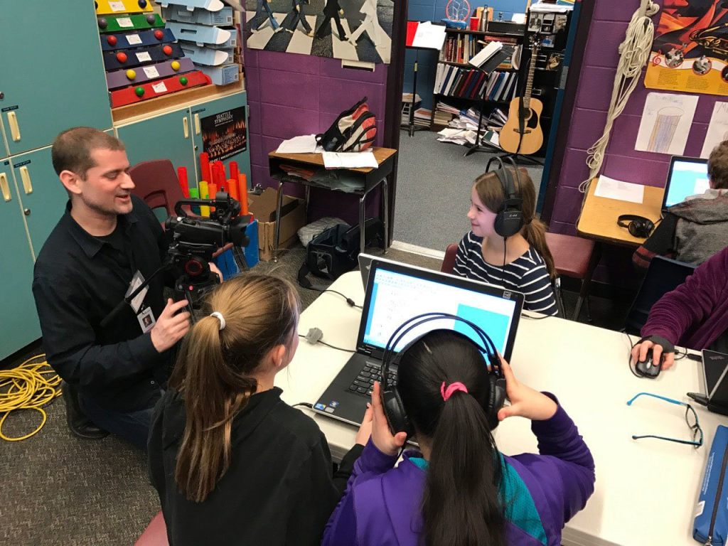 Wolfle fifth-graders’ symphony to be performed at Benaroya Hall