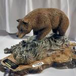 Painting and staining is almost as important as the carving.                                Terryl Asla/Kitsap News Group