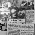 It became common practice for companies to incorporate patriotic themes in their advertising.                                Kitsap County Herald