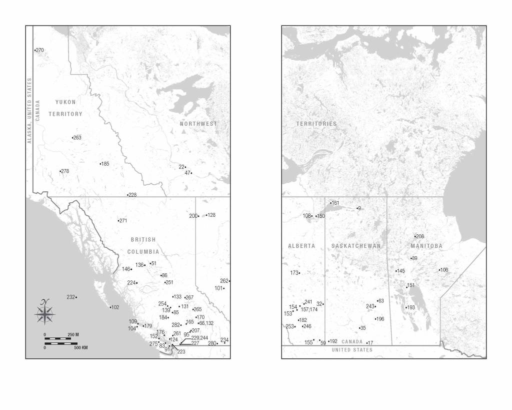 Map of where Fu-Go fire balloon bombs landed.                                 Source: Ross Coen, University of Washington