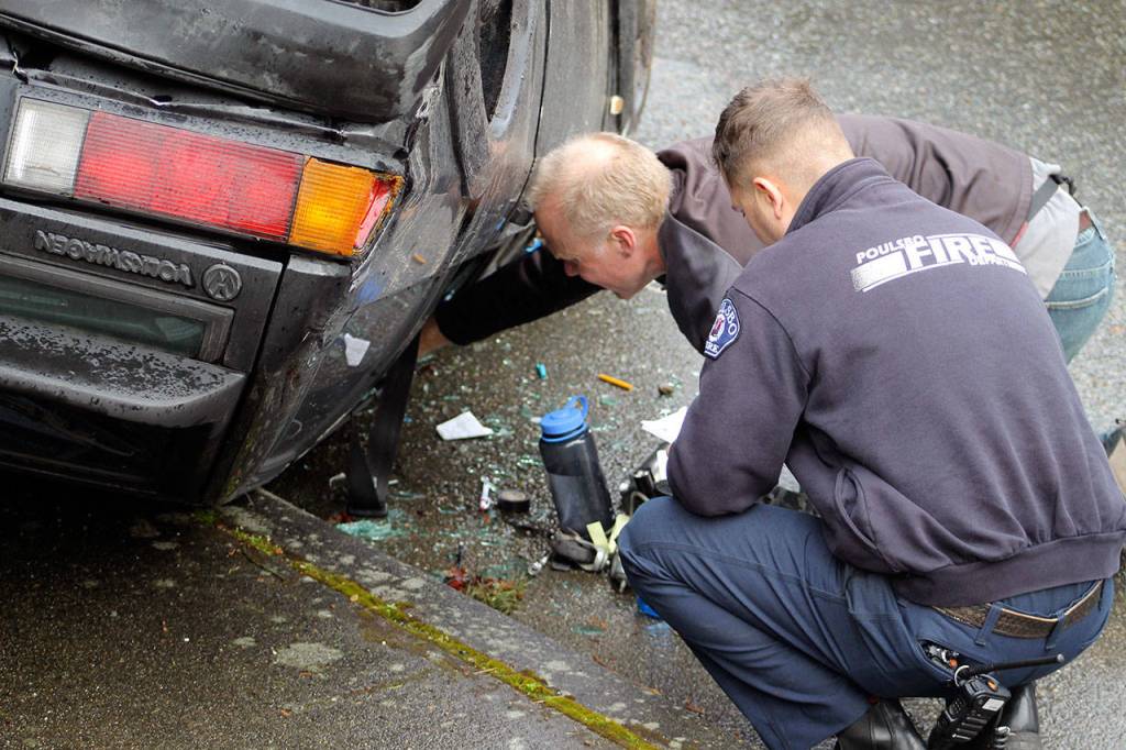 Drivers report no injury in crash on Finn Hill Road