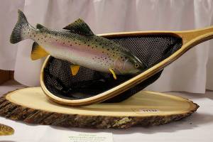 A fish so real it looks stuffed instead of carved. Wood-carved ducks win awards on March 12. Terryl Asla / Kitsap News Group