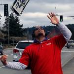 Bill the sign spinner and Larry the sign waver | Sunday feature