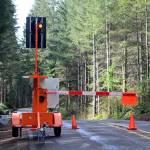 The Kitsap County Public Works Department purchased two automated flagger assistance devices for $34,000. The devices are supposed to increase safety for public works employees, and increase efficiency throughout the department.                                Michelle Beahm / Kitsap News Group