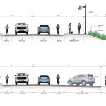 A cross section of the planned improvements to Lebo Boulevard, from Juniper to Wheaton Way.                                City of Bremerton