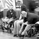 Even with a prosthetic leg, you still have to re-tie your shoelaces sometimes. (Terryl Asla/ Kitsap News Group)