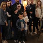 TSgt. Fye&rsquo;s family was there with him to share the moment. (Terryl Asla/ Kitsap News Group)