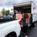 iLoveKickboxing collected food donations for Central Kitsap Food Bank this week. They exceeded their goal of 5,000 pounds of food.                                Dan Fish / iLoveKickboxing