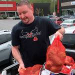 iLoveKickboxing collected food donations for Central Kitsap Food Bank this week. They exceeded their goal of 5,000 pounds of food.                                Dan Fish / iLoveKickboxing