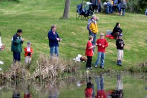 The Poulsbo Noon Lions Club hosts its annual &ldquo;Hooked on Fish Derby,&rdquo; for children 11 and younger, from 7 a.m. to 1 p.m. April 29 at the horticulture pond behind Poulsbo Middle School. (Contributed photo)
