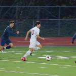 Eduardo De LaCruz on a breakaway, where he scored shortly after, giving the Wolves a 2-0 lead.