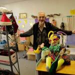 Valentinetti Puppet Museum CuratorStanley Hess shows off just some of the items that will be going out the door iduring its &ldquo;name your own price&rdquo; moving sale Saturday April 22 at its old location, 257 Fourth Street, Bremerton, across from the old Roxie Theatre. Terryl Asla/Kitsap News Group