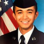 AB Isaiah I. Pajimula, of Bremerton, graduates from USAF bootcamp April 28.                                Courtesy photo