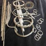 A hoard of silver jewelry David Meyers made by hand.                                Photo courtesy David Meyers