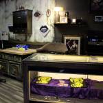 Bleeding Black Tattoo, owned by artist Nik Flores, is open 11 a.m. to 9 p.m. daily in Old Town Silverdale. Bleeding Black specializes in custom tattoos of any style.                                Michelle Beahm / Kitsap News Group