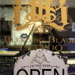 Bleeding Black Tattoo, owned by artist Nik Flores, is open 11 a.m. to 9 p.m. daily in Old Town Silverdale. Bleeding Black specializes in custom tattoos of any style.                                Michelle Beahm / Kitsap News Group