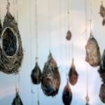 A birds-nest sculpture display on Fourth Street, between Park Avenue and Pacific Avenue, by Carla Grahn.                                Michelle Beahm / Kitsap News Group