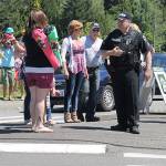 Traffic officer Shurick handled well over 1,ooo pedestrians, not to mention 100s of cars.