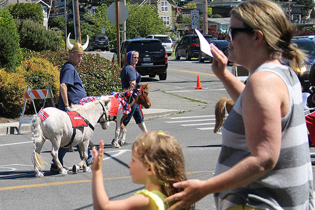 The children loved the horses and ponies.