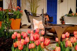 When furnishing your garden, unite it by employing similar colors, materials, and even same plant material. (Debbie Teashon / Contributed)