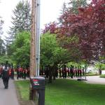 Three-quarters of a mile later, at the end of the road, the band turns into Principal Coons&rsquo; driveway. Terryl Asla/Kitsap News Group