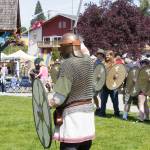 Shield wall at Viking Fest is a test of strength and mettle| Photo gallery