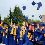 Rain can’t put a damper on Bremerton High School’s graduation ceremony