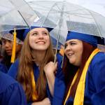 Rain can’t put a damper on Bremerton High School’s graduation ceremony