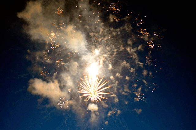 There will be more than 8,500 firework shells and display cakes shot off the Manette Bridge at the first Bremerton Bridge Blast, 10:15 p.m. July 1.                                Kitsap News Group file photos
