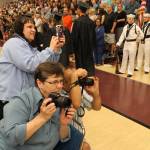 Proud family members strive to capture a picture of their graduates.                                Terryl Asla| Kitsap News Group