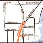 If you&rsquo;ve been putting off thinking about the Silverdale Way widening project, think about it now and prepare: the project begins after the Fourth of July weekend and is expected to be completed in June 2018. (Image: Kitsap County Public Works)