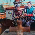 Detail from the Poulsbo Maritime Museum&rsquo;s exterior. (Ian A. Snively/Kitsap News Group)