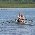 From front, girls 2x crew Allison Burns and Addie Talbot. Contributed