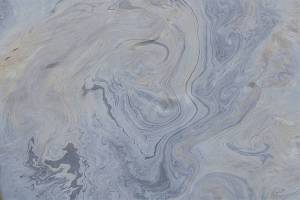 This is what a sheen from a diesel spill looks like. If you see one, always report it immediately. Don&rsquo;t assume authorities know about it. (Black Press)