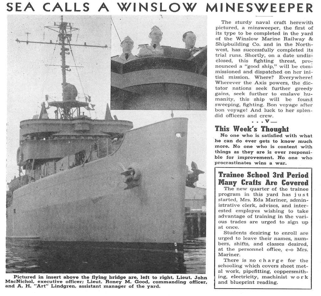 Minesweepers of steel | Kitsap Weekly