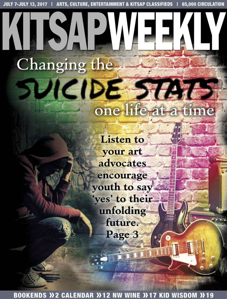 Nationally, suicide is the second leading cause of death for young people ages 10 to 24, according to the Suicide Prevention Lifeline. In Washington State, an average of one person dies by suicide every eight hours, according to the American Foundation for Suicide Prevention. (Kitsap weekly Cover Design by: Vanessa Calverley)
