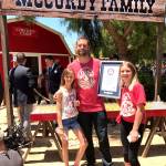 Ross McCurdy and his daughter, Mira, set a team world record for number of eggs cracked in a minute. (Michelle Beahm/Kitsap News Group                                 Ross McCurdy and his daughter, Mira, set a team world record for number of eggs cracked in a minute. (Michelle Beahm/Kitsap News Group                                 Ross McCurdy and his daughter, Mira, set a team world record for number of eggs cracked in a minute. (Michelle Beahm/Kitsap News Group                                 Ross McCurdy and his daughter, Mira, set a team world record for number of eggs cracked in a minute. (Michelle Beahm/Kitsap News Group