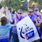 Relay For Life participants walk for a cure