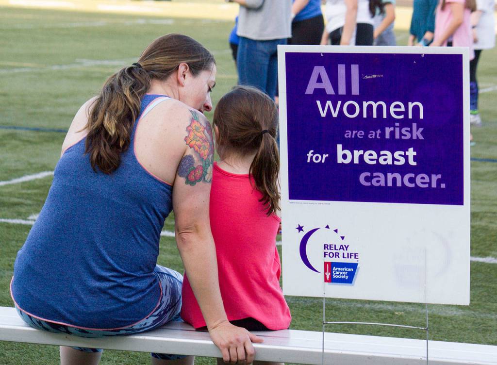 Relay For Life participants walk for a cure