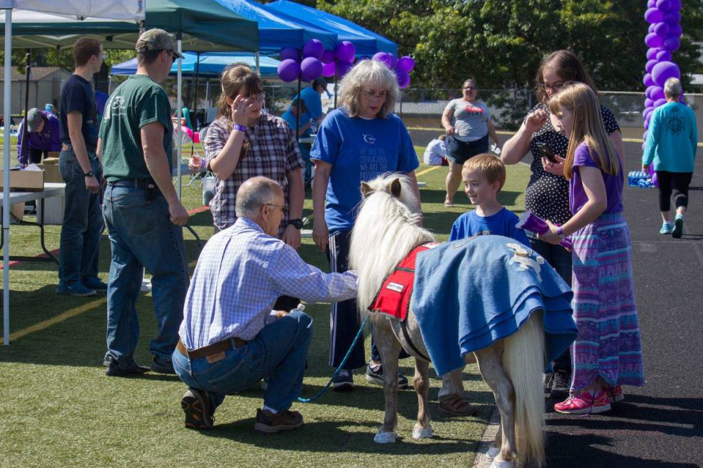 Relay For Life participants walk for a cure