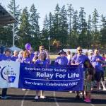 Relay For Life participants walk for a cure