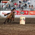 Sophie Bonomi | Kitsap News Group file photo                                A rider and her horse show grace and skill in the barrel riding event in the 2016 Kitsap County Fair. Now, the equestrian arena is fully covered and upgraded, enabling equestrian programs to use the arena year-round.