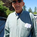 Bernie Meyer of Olympia is a veteran of nonviolent peace demonstrations in the area. Photo: Bob Smith | Kitsap Daily News