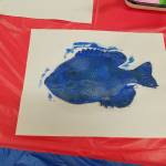 Putting paint or ink on a rubber fish and then stamping its impression on a piece of paper &ldquo;is a traditional way of identifying and measuring fish … We use rubber fish for the demonstrations, of course, because they don&rsquo;t spoil,&rdquo; SEA Discovery Center Volunteer and Program Coordinator Lauren Kemper said.                                Terryl Asla/Kitsap News Group